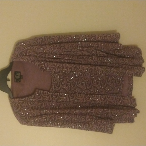 Light purple cardigan 3/4 sleeves. - Picture 1 of 6